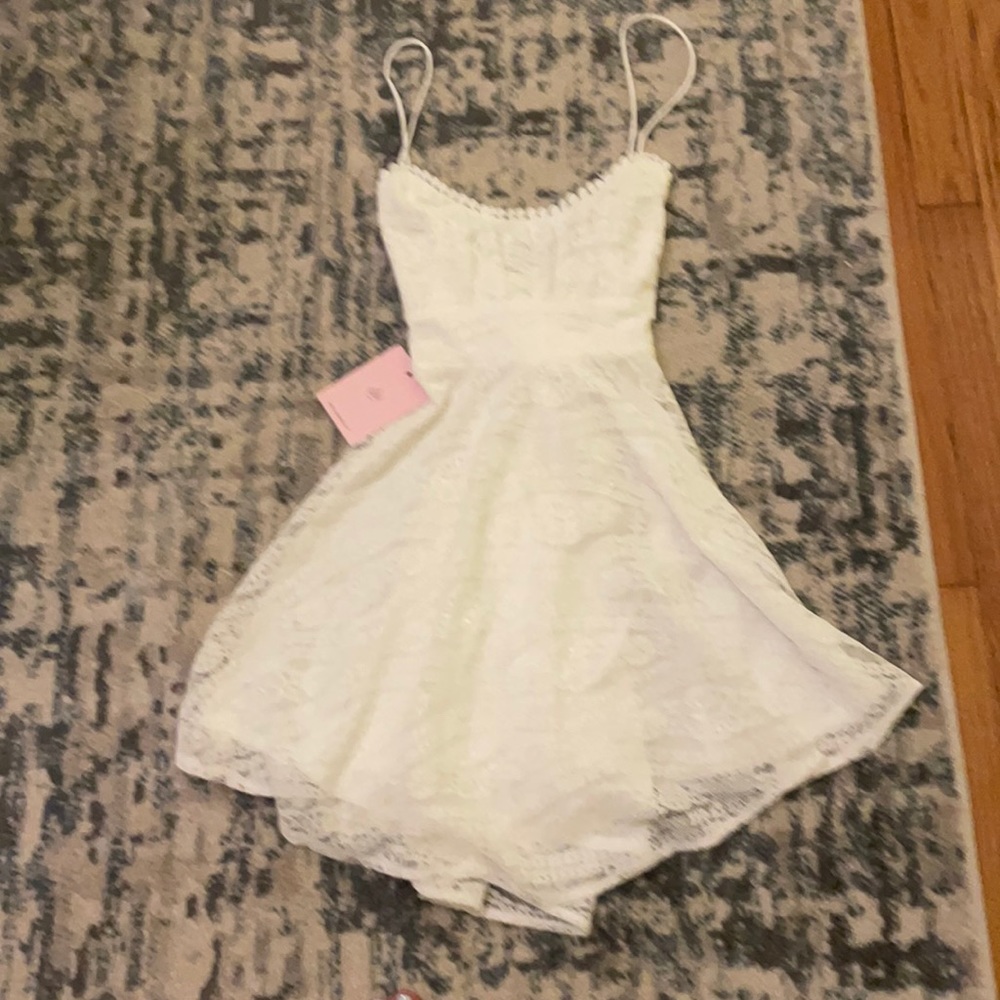 White Lace Hellomolly Dress